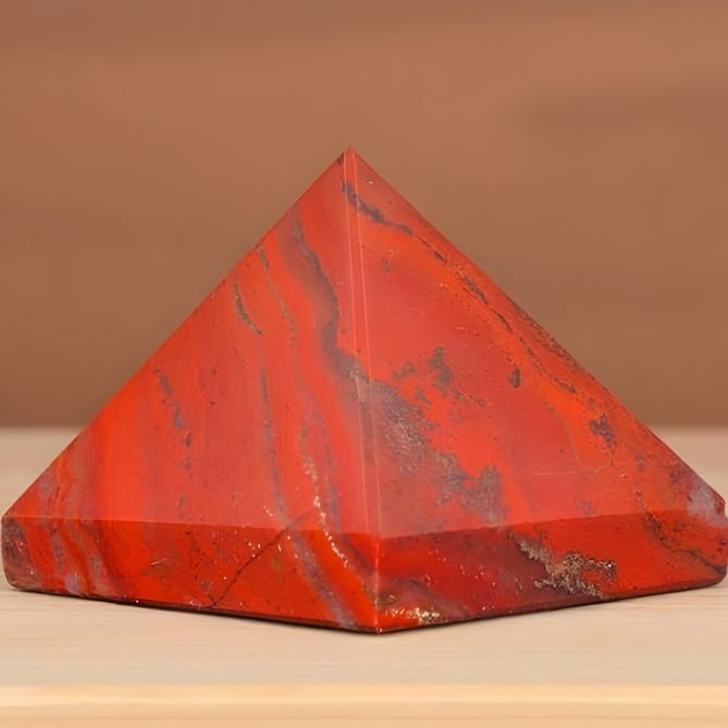 Red Jasper Pyramid